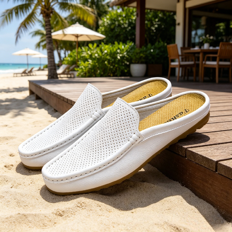 Loafer Slip On Men - Men Casual Loafers Fashion Outdoor Genuine