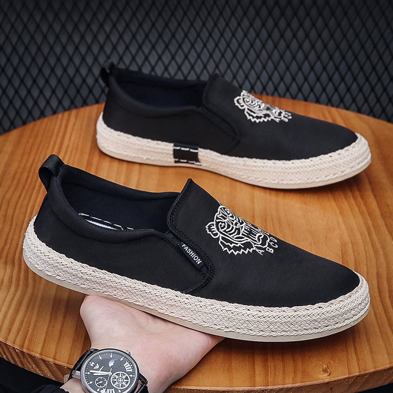 black Breathable shoes for man - Loafer Slip On Men avis et prix
