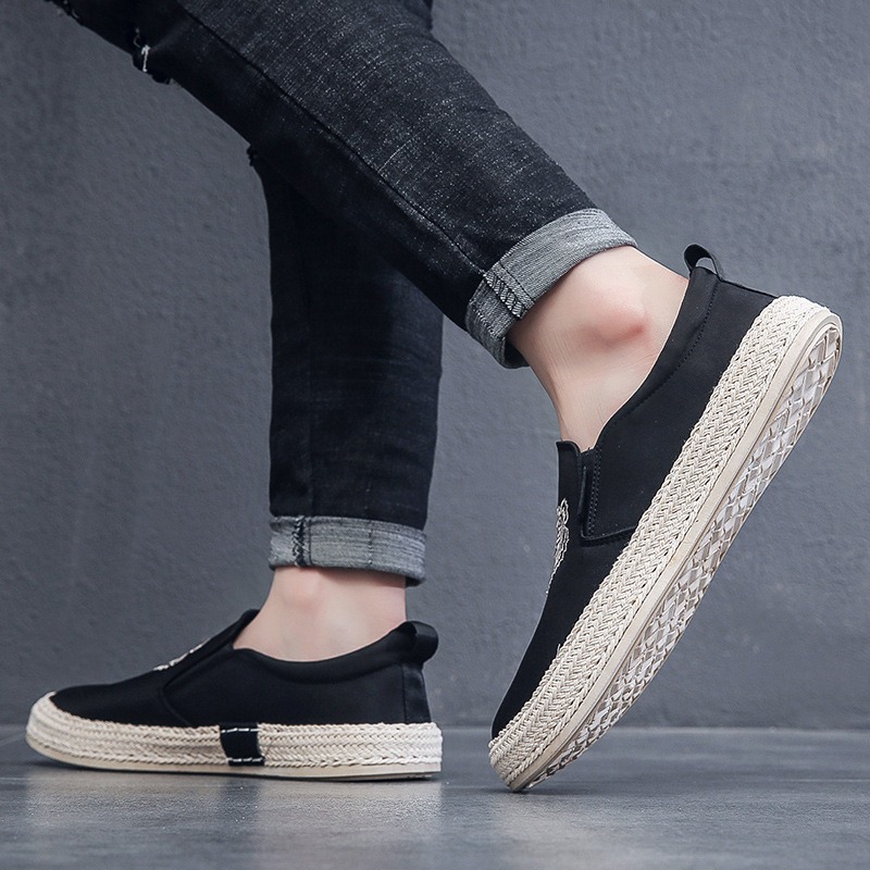 black Breathable shoes for man - Loafer Slip On Men avis et prix