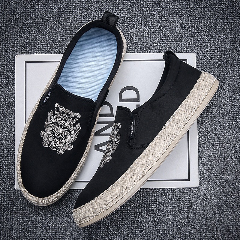 black Breathable shoes for man - Loafer Slip On Men avis et prix