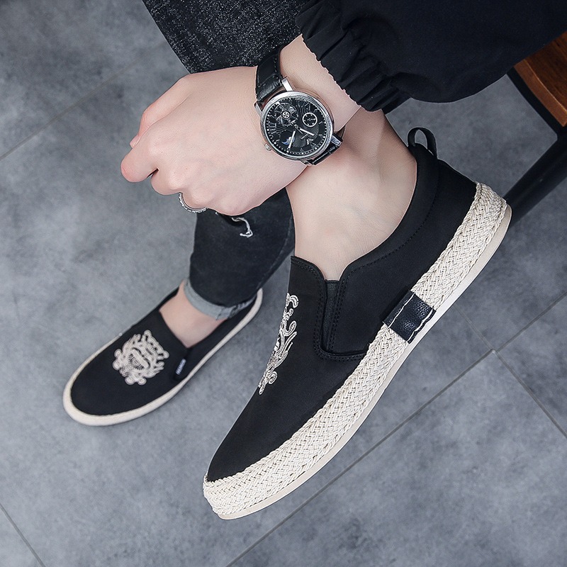 black Breathable shoes for man - Loafer Slip On Men avis et prix