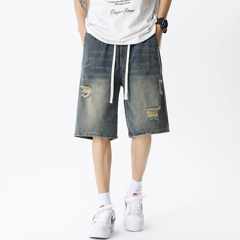 Summer Thin Denim Shorts Men's - Men'S Shoes With Jeans avis et prix