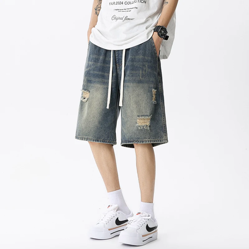 Summer Thin Denim Shorts Men's - Men'S Shoes With Jeans avis et prix