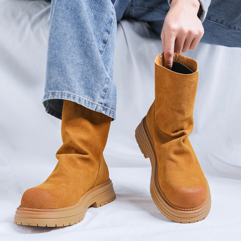 men's fashion punk rock high p - Men'S Shoes Zipper avis et prix