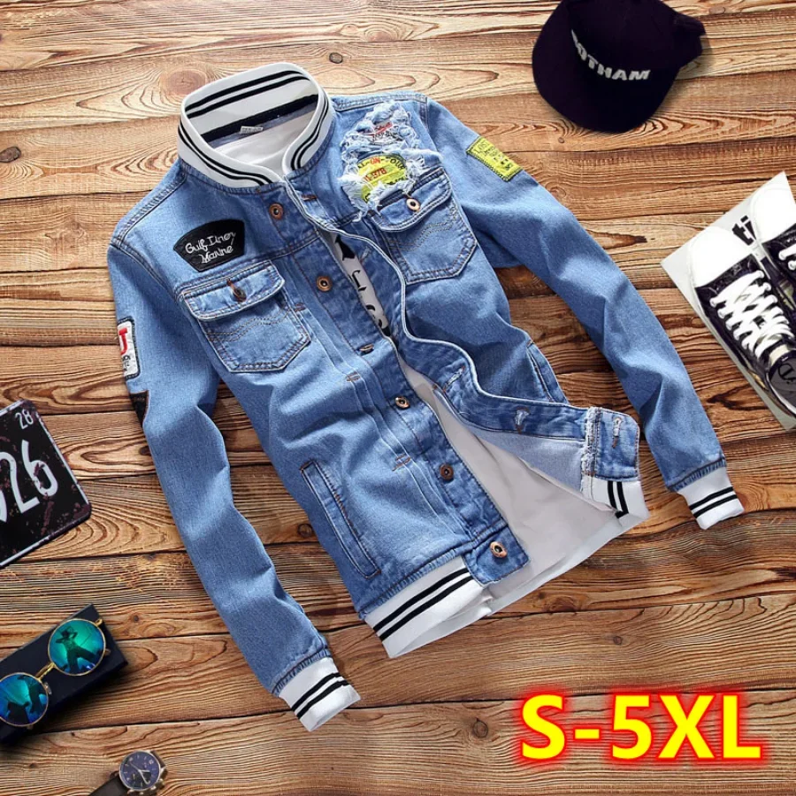 New 2026 Men's Denim Jackets F - Men'S Shoes With Jeans avis et prix