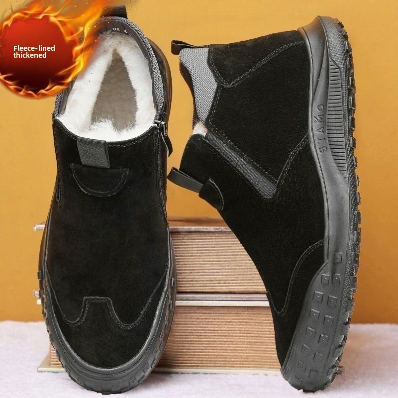 Winter Men's Shoes Plush Warm  - Loafer Slip On Men avis et prix