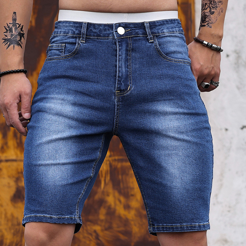 2026 Mens Stretch Denim Shorts - Men'S Shoes With Jeans avis et prix