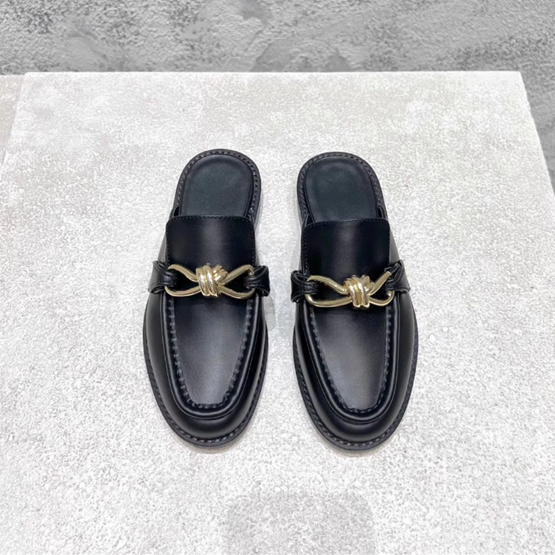 Metal Buckle Half Slippers For - Loafer Slip On Men avis et prix
