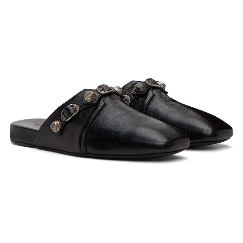Black Soft Leather Square Toes - Loafer Slip On Men avis et prix