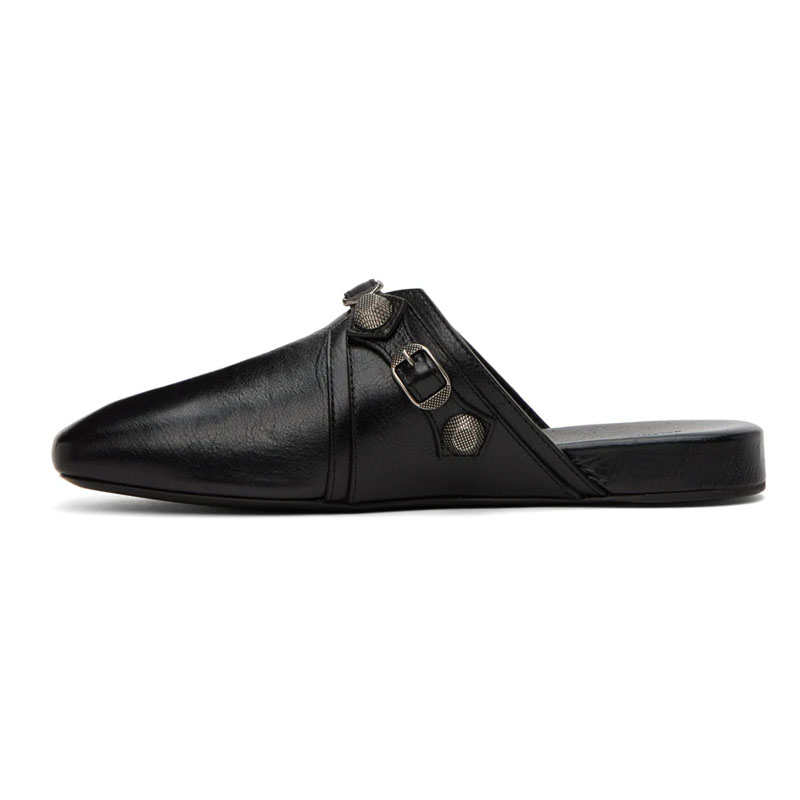 Black Soft Leather Square Toes - Loafer Slip On Men avis et prix