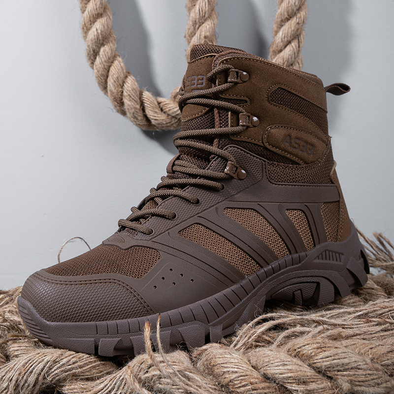 Men Tactical Boots Lace Up Des - Men'S Shoes Zipper avis et prix