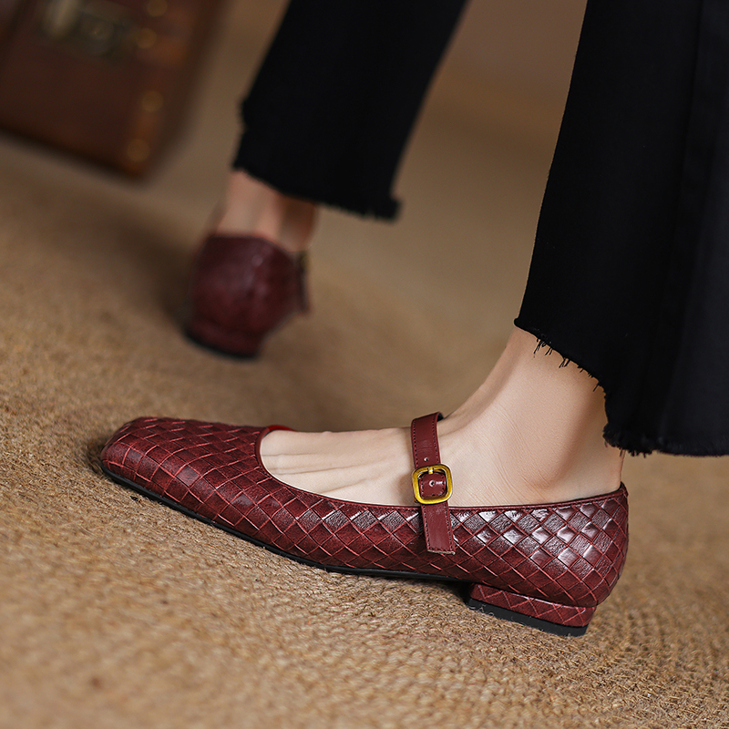 Woven Flat Bottom Mary Jane Wo - Men'S Shoes In Fashion avis et prix