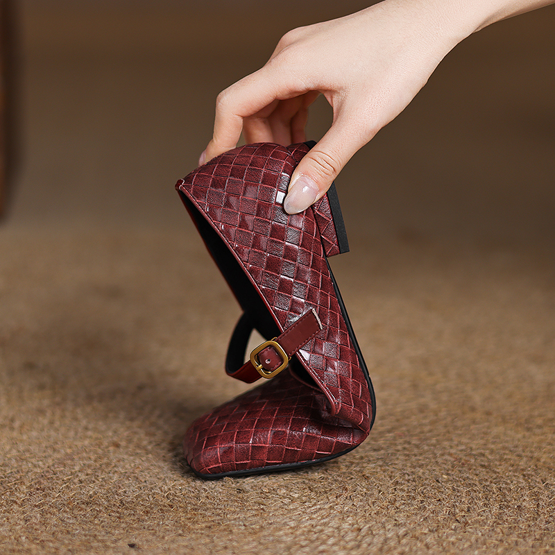 Woven Flat Bottom Mary Jane Wo - Men'S Shoes In Fashion avis et prix