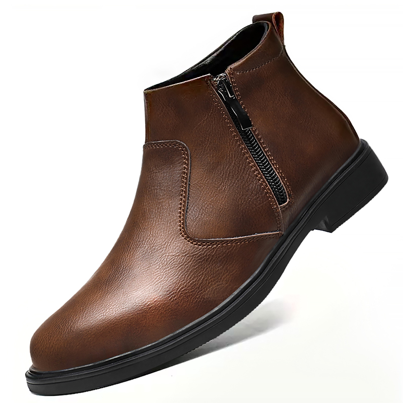 Autumn and Winter New High-Top - Men'S Shoes Zipper avis et prix