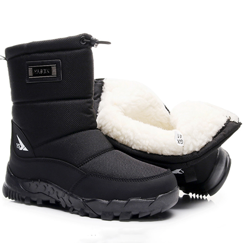 Warm Winter Plush Snow Boots M - Men'S Shoes Zipper avis et prix