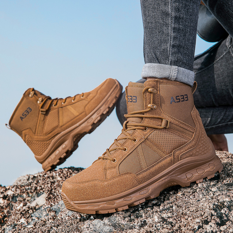 Men's Military Tactical Boots  - Men'S Shoes Zipper avis et prix