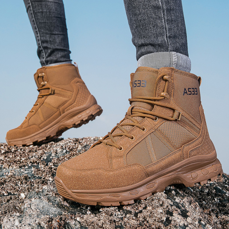 Men's Military Tactical Boots  - Men'S Shoes Zipper avis et prix