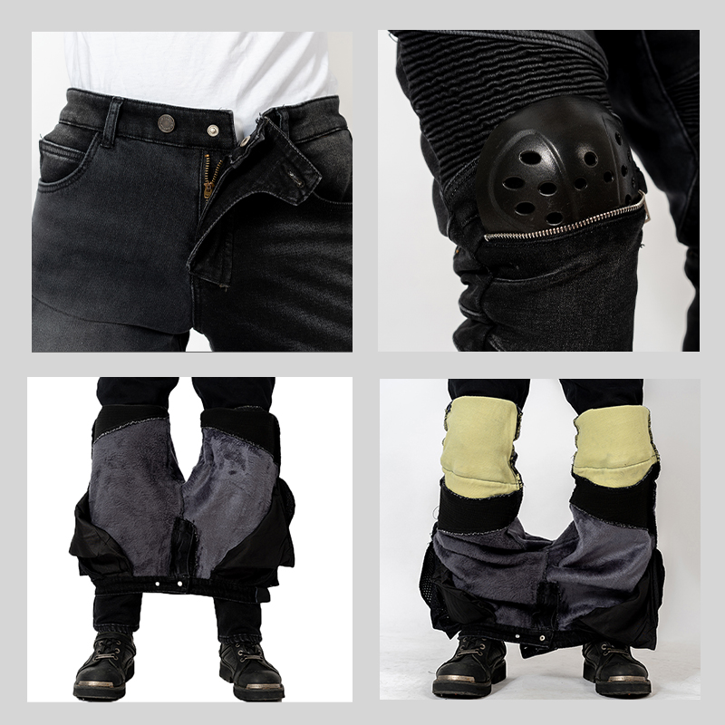 Winter Motorcycle Pants warm   - Men'S Shoes With Jeans avis et prix