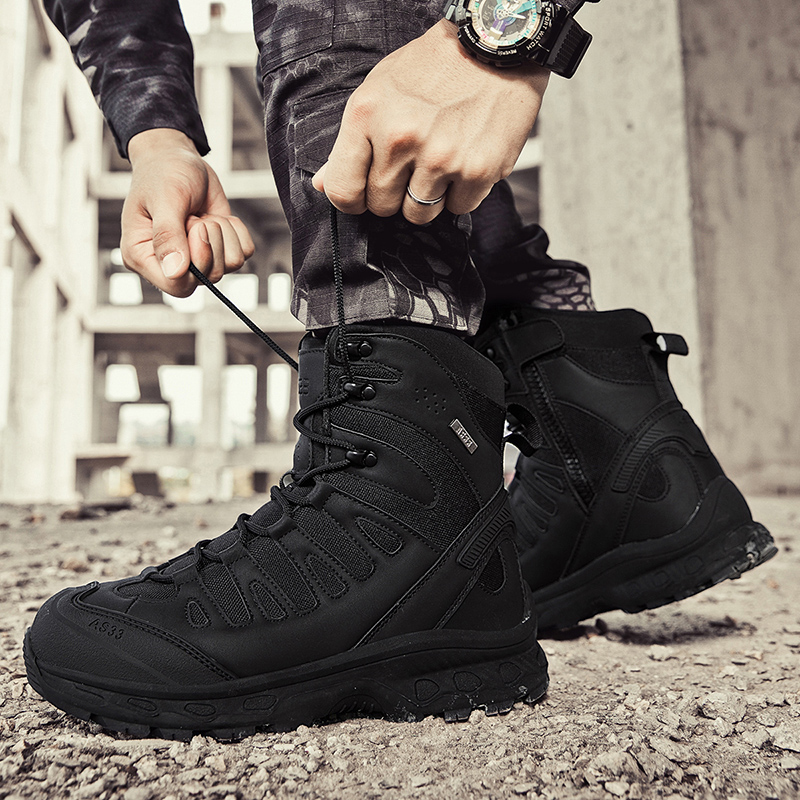 New Men Tactical Boots Militar - Men'S Shoes Zipper avis et prix