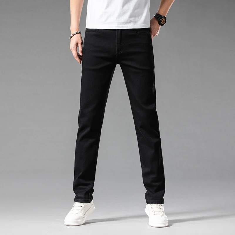 White Summer Men's Slim Jeans  - Men'S Shoes With Jeans avis et prix