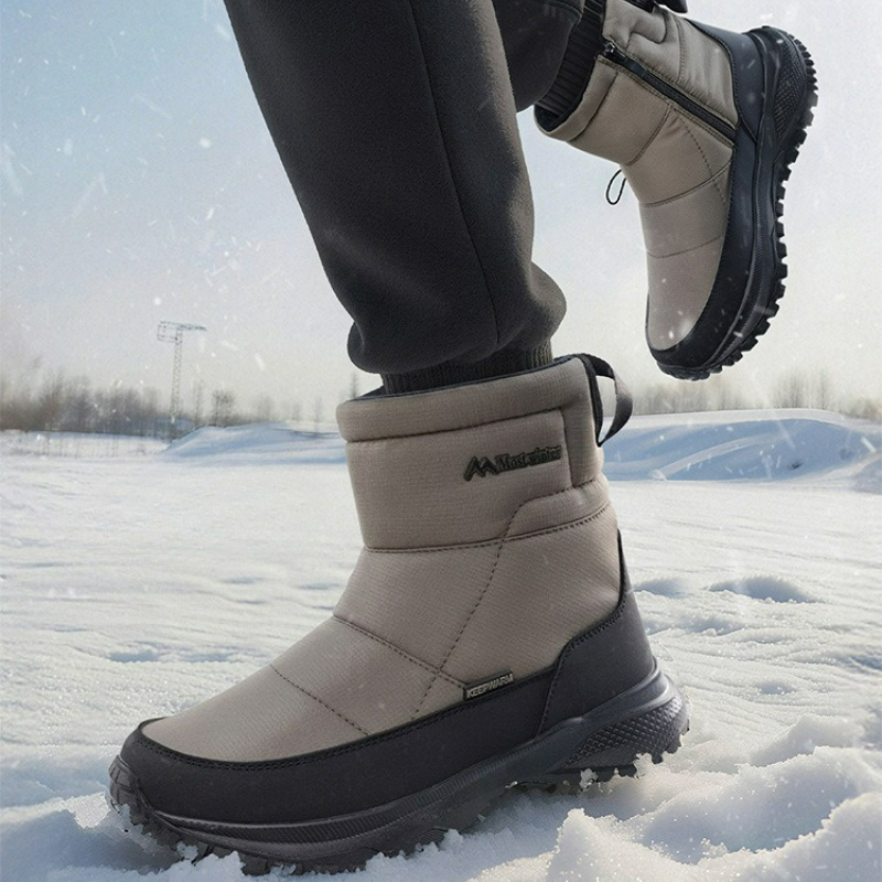 Men's Boots Warm Snow Boots Wa - Men'S Shoes Zipper avis et prix
