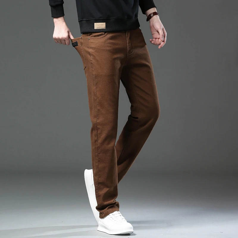 Fashion Loose Straight Busines - Men'S Shoes With Jeans avis et prix