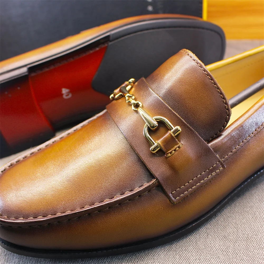 Men's Loafers Dress Shoes roun - Loafer Slip On Men avis et prix