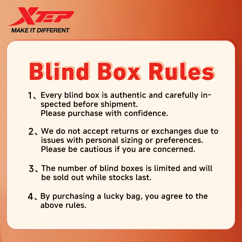 Xtep Hot Mystery Box For Men W - Men'S Shoes Limited Edition avis et prix