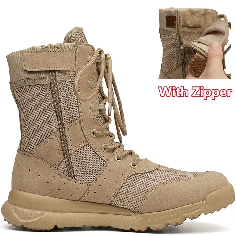 Summer Combat Training Boots W - Men'S Shoes Zipper avis et prix